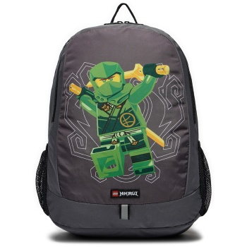 σχολική τσάντα lego 20279-2408 γκρι ύφασμα - πολυεστέρας