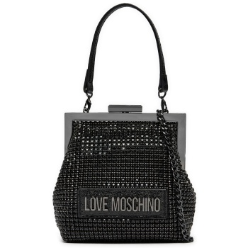 τσάντα love moschino jc4043pp1llp100a μαύρο υλικό/-υλικό