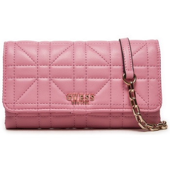 τσάντα guess assia (qg) hwqg84 99790 ροζ απομίμηση