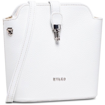 τσάντα ryłko r40380tb λευκό φυσικό δέρμα/grain leather
