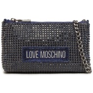 τσάντα love moschino jc4046pp1llp176a σκούρο μπλε υλικό/-υλικό υψηλής ποιότητας