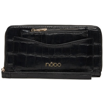 μεγάλο πορτοφόλι γυναικείο nobo npur-r0081-c020 μαύρο