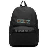 σακίδιο puma swxp backpack 079662 μαύρο ύφασμα - ύφασμα