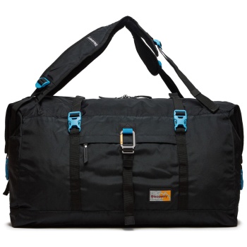 σάκος discovery duffel bag d00731.06 μαύρο ύφασμα - ύφασμα σε προσφορά