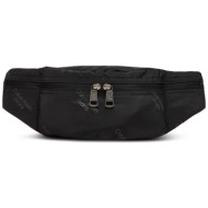 τσαντάκι μέσης calvin klein jeans sport essentials waistbag40 aop k50k511718 μαύρο ύφασμα - ύφασμα