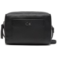 τσάντα calvin klein ck daily camera k60k612274 μαύρο απομίμηση δέρματος/-απομίμηση δέρματος