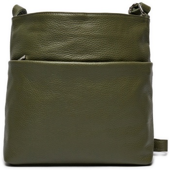 τσάντα creole k11413 πράσινο φυσικό δέρμα - grain leather σε προσφορά