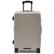 μεσαία βαλίτσα guess jesco (h) travel bags twh838 99820 μπεζ υλικό/-υλικό υψηλής ποιότητας