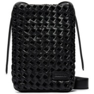 τσάντα calvin klein ck braided mini bag k60k612172 μαύρο απομίμηση δέρματος/-απομίμηση δέρματος