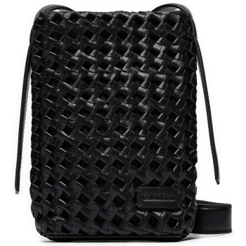 τσάντα calvin klein ck braided mini bag k60k612172 μαύρο