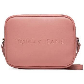 τσάντα tommy jeans tjw ess must camera bag aw0aw16274 ροζ