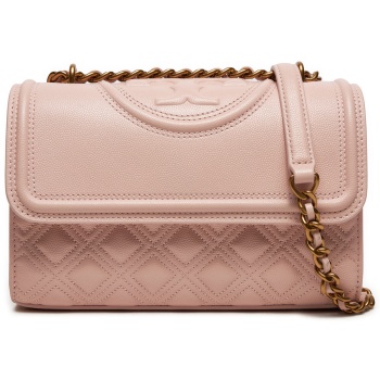 τσάντα tory burch small fleminf polished grain convertible σε προσφορά