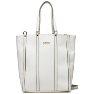 τσάντα nobo nbag-m1430-c000 λευκό απομίμηση δέρματος/-απομίμηση δέρματος