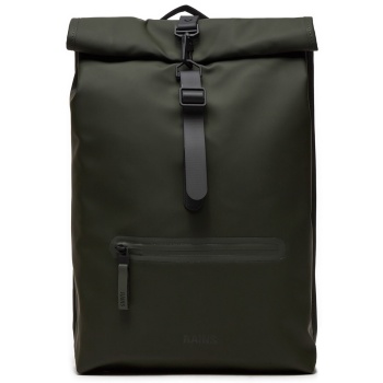 σακίδιο rains rolltop rucksack w3 13320 πράσινο υφασμα  σε προσφορά