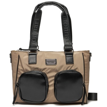 τσάντα monnari bag0330-m15 μπεζ υφασμα/-ύφασμα σε προσφορά
