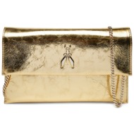 τσάντα patrizia pepe 8b5460/l112-y459 χρυσό φυσικό δέρμα/grain leather