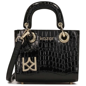 τσάντα kazar muse xs 67842-08-00 μαύρο φυσικό δέρμα  σε προσφορά