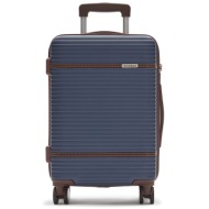 βαλίτσα καμπίνας monnari walimp0-24w-lug0020-k013 σκούρο μπλε υλικό - abs