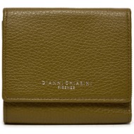 μικρό πορτοφόλι γυναικείο gianni chiarini wallets grain pf 5080 grn πράσινο φυσικό δέρμα/grain leath