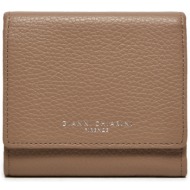 μικρό πορτοφόλι γυναικείο gianni chiarini wallets grain pf 5080 grn μπεζ φυσικό δέρμα/grain leather