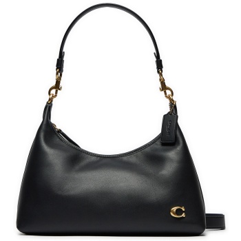 τσάντα coach juliet cr981 μαύρο φυσικό δέρμα/grain leather