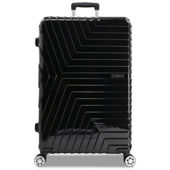 μεγάλη βαλίτσα semi line t5765-3 μαύρο υλικό/-υλικό υψηλής