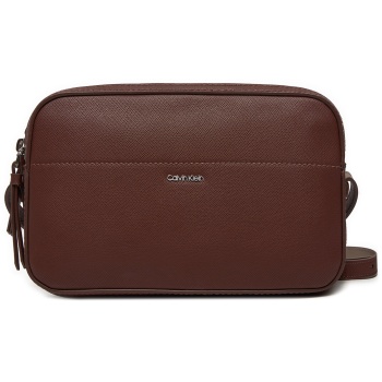 τσάντα calvin klein ck business camera bag_saffiano σε προσφορά