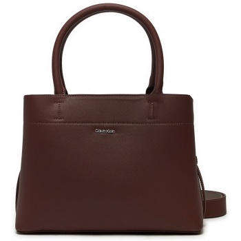 τσάντα calvin klein ck business medium tote_saffiano σε προσφορά