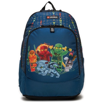 σχολική τσάντα lego 20236-2403 μπλε ύφασμα - πολυεστέρας