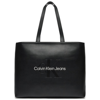 τσάντα calvin klein sculpted k60k612222 μαύρο απομίμηση σε προσφορά