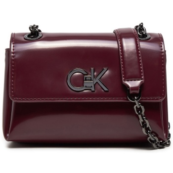 τσάντα calvin klein re-lock sm shoulder k60k612558 μωβ σε προσφορά