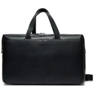 σάκος calvin klein clean essential weekender k50k512256 μαύρο απομίμηση δέρματος/-απομίμηση δέρματος