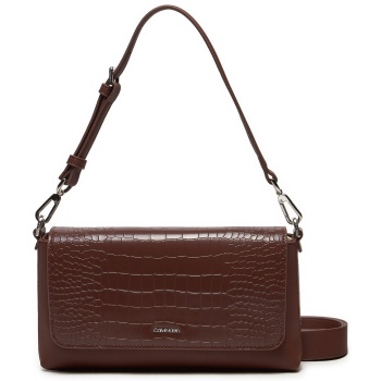 τσάντα calvin klein ck must shoulder bag_croco k60k612111 σε προσφορά