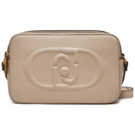 τσάντα liu jo ecs m camera case af4248 e0332 εκρού απομίμηση δέρματος/-απομίμηση δέρματος