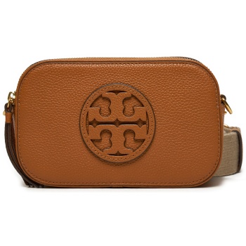 τσάντα tory burch mini miller 161246 καφέ φυσικό