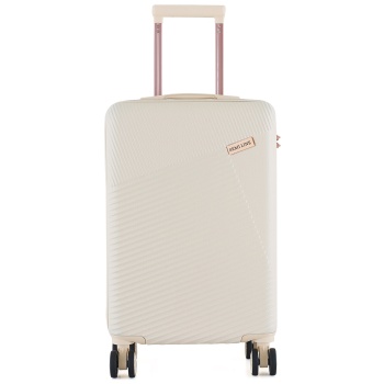 βαλίτσα καμπίνας semi line t5757-2 εκρού υλικό/-υλικό