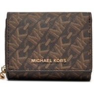 μικρό πορτοφόλι γυναικείο michael michael kors 32s4g8ed8b καφέ απομίμηση δέρματος/-απομίμηση δέρματο