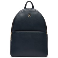 σακίδιο tommy hilfiger fresh backpack corp aw0aw16685 σκούρο μπλε απομίμηση δέρματος/-απομίμηση δέρμ