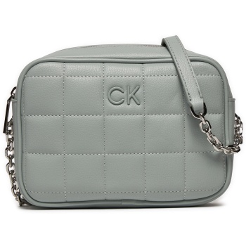 τσάντα calvin klein ck square quilt k60k612331 γκρι σε προσφορά