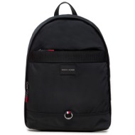 σακίδιο tommy hilfiger func nylon backpack am0am12472 μαύρο ύφασμα - ύφασμα