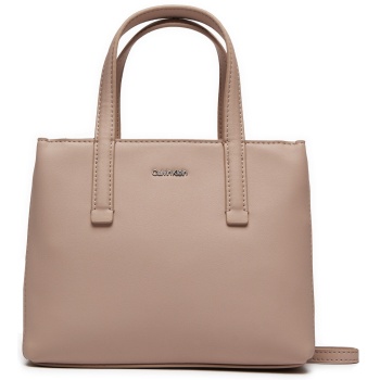 τσάντα calvin klein ck must mini tote k60k612170 μπεζ σε προσφορά