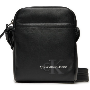 τσαντάκι calvin klein jeans monogram soft k50k512032 μαύρο