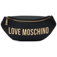 σακίδιο love moschino jc4195pp1lkd0000 μαύρο απομίμηση δέρματος/-απομίμηση δέρματος