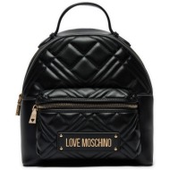 σακίδιο love moschino jc4148pp1lla0000 μαύρο απομίμηση δέρματος/-απομίμηση δέρματος