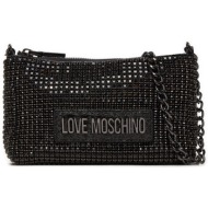 τσάντα love moschino jc4046pp1llp100a μαύρο υλικό/-υλικό υψηλής ποιότητας