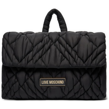 σακίδιο love moschino jc4162pp1llr100a μαύρο υφασμα/-ύφασμα σε προσφορά