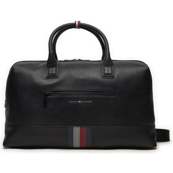 σάκος tommy hilfiger transit duffle am0am12485 μαύρο