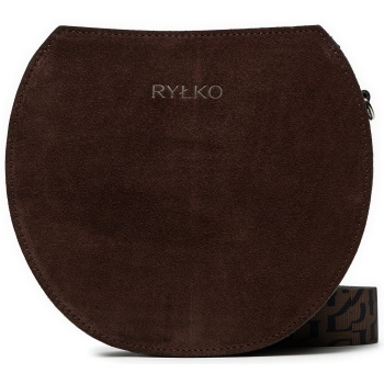 τσάντα ryłko r30113tb καφέ φυσικό δέρμα/grain leather