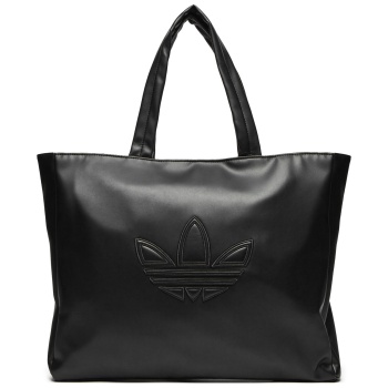 τσάντα adidas polyurethane outline trefoil shopper bag