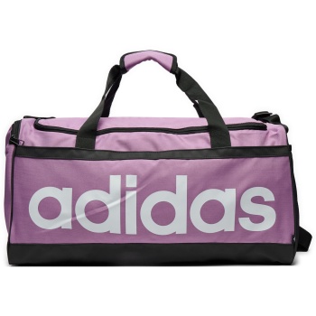 σάκος adidas essentials linear duffel bag medium iz1898 μωβ